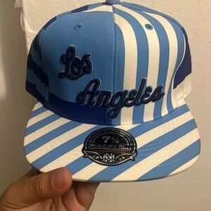 Retro fitted 7 3/8 Los Angeles lakers blue hat cap men’s basketball nba new